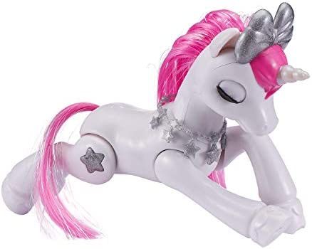 Ships within 24 Hours or Less! Pets Alive My Magical Unicorn Battery-Powered Interactive Robotic Toy (White Unicorn) by ZURU Shop at https://www.howdytoy.com/product/pets-alive-my-magical-unicorn-battery-powered-interactive-robotic-toy-white-unicorn-by-zuru Robotic Toys, Toy Ideas, White Unicorn, Unicorn Toys, Magical Unicorn, Remote Control, Ships, Toys, White