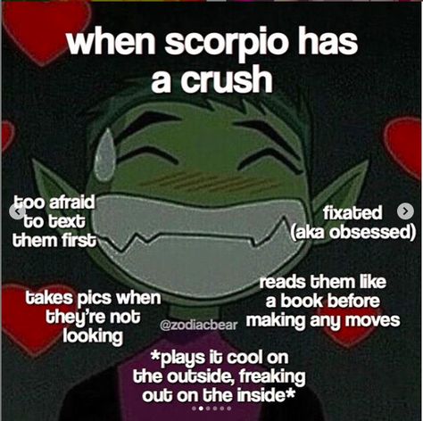 Funny Zodiac, Zodiac Things, Scorpio Quotes, Scorpio Season, Zodiac Stuff, Scorpio Woman, Scorpio Facts, Zodiac Signs Funny, A Crush