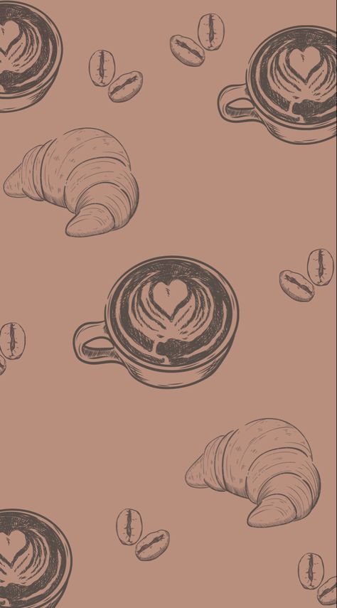 Coffee Wallpaper Iphone Aesthetic, Coffee Theme Wallpaper Aesthetic, Cute Coffee Wallpaper Aesthetic, Croissant Aesthetic Wallpaper, Cafe Aesthetic Background, Coffee Wallpaper Coffee Wallpaper Aesthetic, Cute Coffee Wallpaper Iphone, Aesthetic Coffee Wallpaper Iphone, Coffee Theme Wallpaper