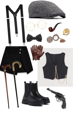 Peaky Blinder Female Outfit, Peaky Blinders Dress Up, 1920s Bartender Outfit, Grace Peaky Blinders Outfit, Mafia Halloween Costumes Women, Picky Blinders Woman Outfit, Peaky Blinders Girl Costume, Peaky Blinders Outfit Ideas, Peaky Blinders Style Women