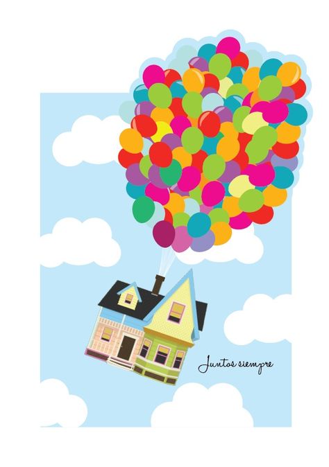 Up House Painting Disney Easy, Up Art Pixar, House From Up Painting, Up Drawings Pixar House, House From Up, Up Movie Drawing, Up Painting Disney, Up Pixar Art, Up Movie Painting