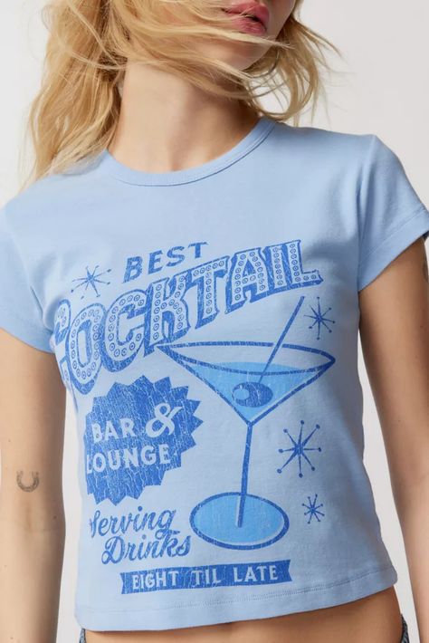 Cocktail Tshirt, Cocktail Graphic, Urban Outfitters Tshirt, Time Graphic, Lace Tube Top, Cap Sleeve Sweater, Vintage Graphic Tees, Women's Graphic Tees, 타이포그래피 포스터 디자인