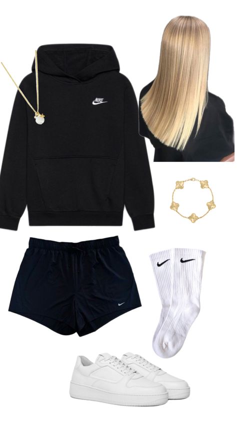 Athletic Outfits For School, Outfit Ideas Sporty, Athletic Outfit, Cute Nike Outfits, Shoes Outfit Fashion, Outfit Cute, Outfit Layout, Outfit Inspo Casual, Trendy Outfits For Teens