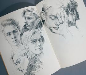 Portraiture Artist, Kunstjournal Inspiration, Some Drawings, Portrait Drawings, 얼굴 드로잉, Sketchbook Drawings, Arte Sketchbook, Arte Inspo, Portrait Sketches