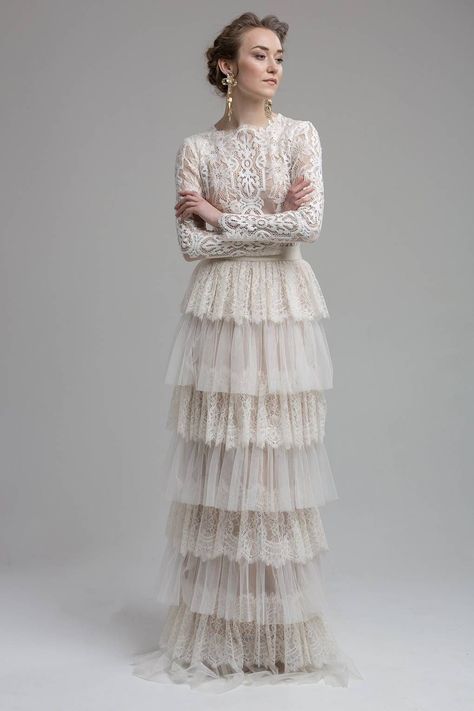 Alternative Wedding Dresses - Katya Katya London #KatyaKatyaLondon #laceweddingdress Diy Tulle Skirt, Unique Bridesmaid Dresses, Alternative Bridal, Winter Wedding Dress, Luxury Bridal, Bridal Beauty, Sample Sale, Wedding Dress Long Sleeve, Dream Wedding Dresses