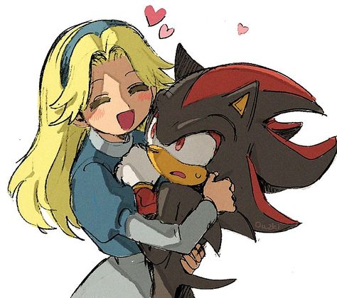 Maria The Hedgehog, Maria Robotnik, Shadow And Maria, Shadow Sonic, Sonic Heroes, Sonic Funny, Sonic Fan Characters, Sonic 3, Sonic Franchise