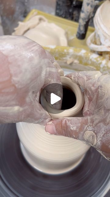 Ashley Starace | Ceramics on Instagram: "💦 watering bells available in bio #pottery #plantlife #plantlover #ceramics #potterytips #ceramicstudio" Pottery Watering Bell, Ceramic Watering Bell, Pottery Videos Techniques, Watering Bell, Water Bell, Ceramic Videos, Pottery Lessons, Pottery Inspo, Ceramic Bell