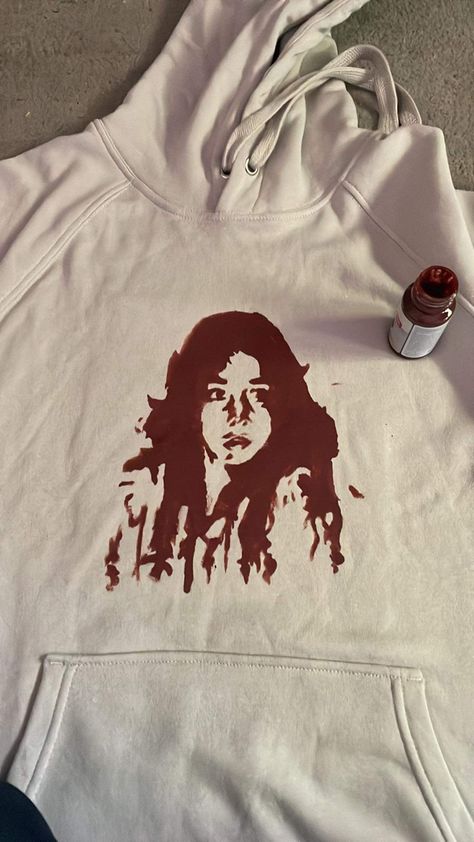 #aesthetic #hoodie #paint #design #customhoodie #suspiria #graphic #dowtowngirl #sweatshirt #red Painted Hoodie, Painting Hoodie, Hoodie Aesthetic, Aesthetic Hoodie, Paint Design, Paint, Sweatshirts, Red, Quick Saves