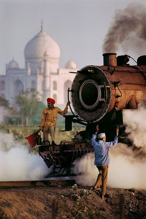 Steve McCurry India Steve Mccurry Photos, Steam Engine Train, Amazing India, Steve Mc, Steve Mccurry, India Photography, Takashi Murakami, Steam Engine, Uttar Pradesh