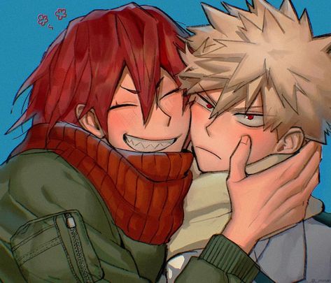 Instagram Kirishima And Bakugou, Buko No Hero Academia, My Hero Academia Episodes, Hero Academia Characters, Hug Me, Boku No Hero, Pop Rocks, Ship Art, Studio Ghibli