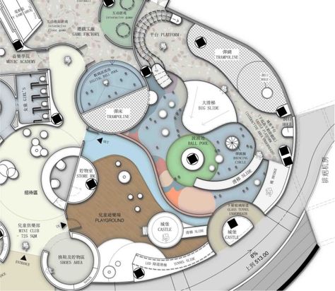 How To Start An Indoor Playground Business In 11 Steps？ Indoor Playground Layout Plan, Interactive Space Design, Playground Floor Plan, Playground Design Plan, Inside Playground, Kids Indoor Play Area, Soft Play Business, Indoor Playground Business, Interactive Space