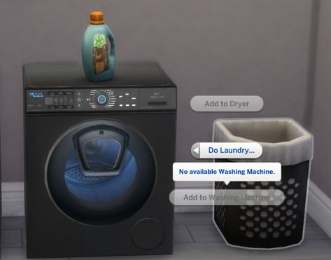 Mod The Sims - H&B AddWash Duet [Functional Laundry Day appliances] Sims 4 Cc Functional Blender, Sims 4 Washing Machine Decor, Sims 4 Cc Functional Games, Sims 4 Mods Laundry, Sims 4 Cc Functional Cleaning, Laundry Day Sims 4 Cc, Sims Washing Machine, Laundry Mod Sims 4, Sims Cc Appliances