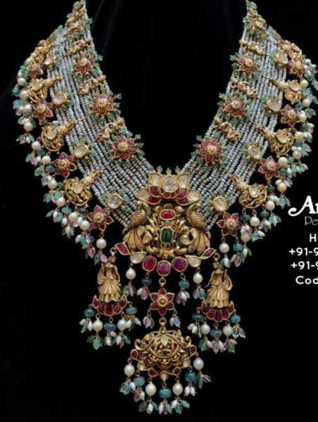 Moti Jewellery, Bindi Designs, Unique Wedding Jewelry, Gutta Pusalu, Pearl Mala, Indian Bridal Jewelry, Kundan Jewellery Bridal, Indian Wedding Jewelry Sets, Gold Temple Jewellery