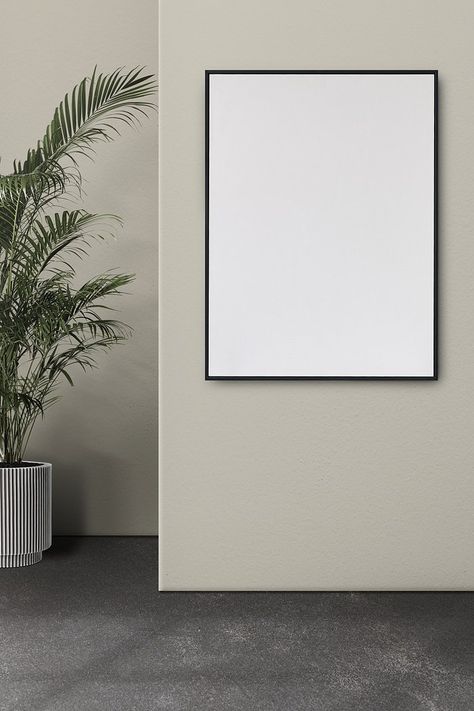 Painting Mockup, Hipster Interior, Studio Background Ideas, Frame Mockup Free, Empty Picture Frames, Industrial Room, Design Mockup Free, Photo Frame Wallpaper, Canvas Mockup