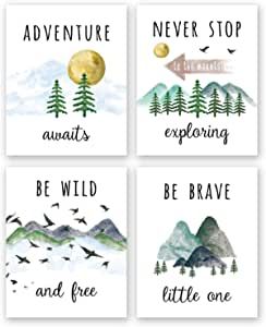 Adventure Nursery Decor, Adventure Quote, Adventure Wall Art, Travel Theme Nursery, Adventure Nursery, Office Nursery, Adventure Theme, Nature Art Prints, Motivational Wall Decor