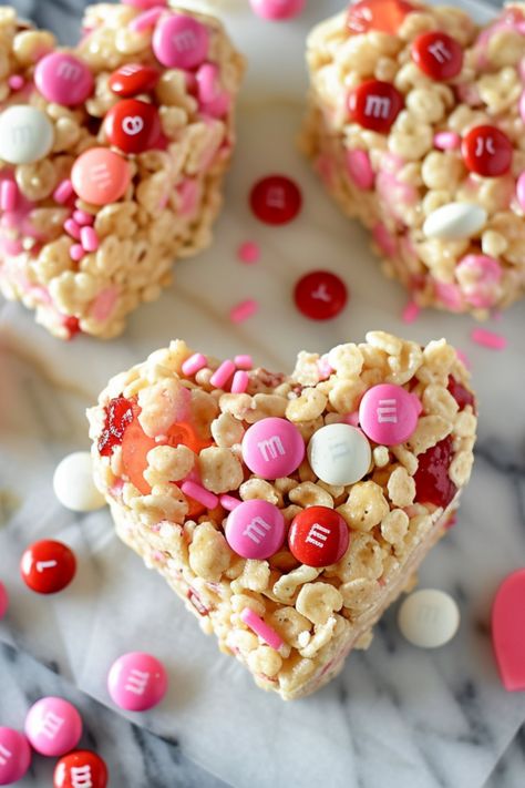 Valentines Rice Crispy Treats, Valentines Rice Crispies, Pink Rice Crispy Treats, Heart Rice Crispy Treats, Chocolate Covered Rice Krispie Treats Valentines Day, Heart Rice Krispie Treats Valentines Day, Rice Crispy Hearts, Valentine’s Day Rice Crispy Treats, Rice Crispy Treats Recipe