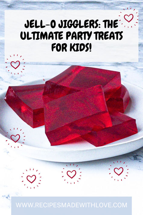 😋 Jell-O Jigglers: The Ultimate Party Treats for Kids!  Looking for a super fun dessert that's both delicious and easy to make? 🍰 Jell-O Jigglers are the ultimate crowd-pleaser! 🎉 Made with just a few ingredients, these colorful treats are perfect for parties or a snack time surprise. Kids will love them and adults won't be able to resist either! 🍉🍓🍇 How To Make Jello Jigglers, Jigglers Recipe Jello, Jello Ideas For Kids, Jello For Kids, Jello Jigglers Recipe, Party Treats For Kids, Jello Jigglers, How To Make Jello, Treats For Kids