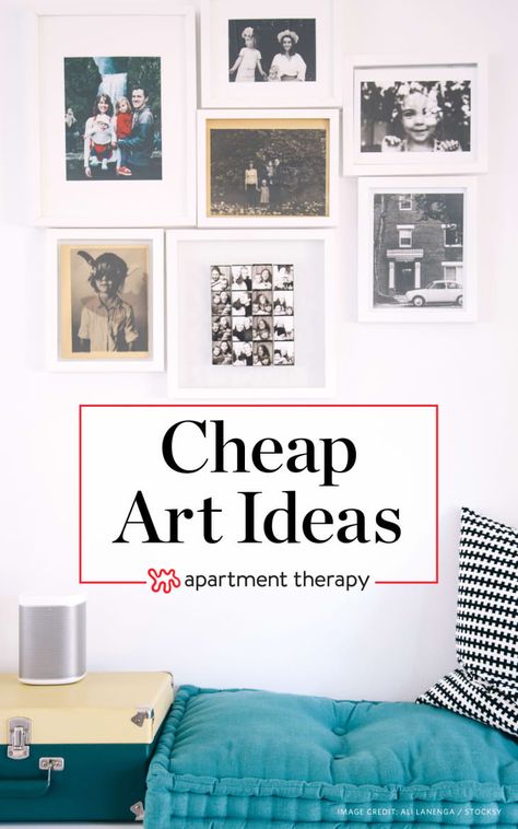 Cheap Art Picture Frame Ideas | Apartment Therapy Things To Frame, Small Contemporary Bathroom, Traditional Contemporary Home, Art Apartment, Cheap Art, Homemade Home Decor, Cheap Things, Clean Living, Contemporary Interior Design