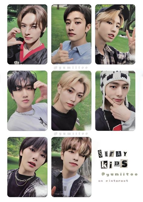 Straykids Comfort, Photocards Template, Photocard Template, Kpop Photocards, Mini Binder, Printable Pictures, Sound Waves, Photo Cards, 5 Star