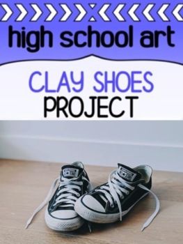 This is a super challenging project for high school students in visual arts or ceramic courses.  It really pushes their skills to the limit!This is a really great project because it develops their hand building techniques and surface decorating techniques as they build textures.They work with slabs to build the shoe structure from observing the actual shoe.They create CLAY SHOES either from a real shoe (easiest option) or from source images.This project goes through...key terms they need to know Clay High School Projects, High School Ceramics Projects, Clay Projects For High School, Clay Lesson Plans, High School Sculpture, Clay Shoes, Shoe Sculpture, High School Ceramics, High School Project