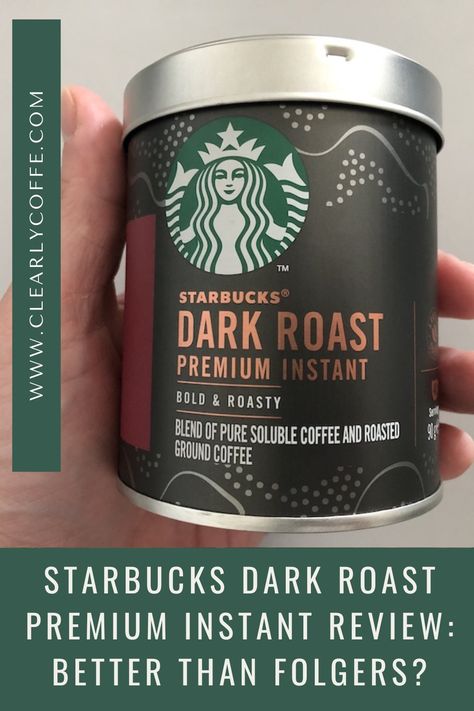 Starbucks dark roast review Starbucks Instant Coffee, Coffee Review, Coffee At Home, Coffee Packaging, Instant Coffee, Dark Roast, Starbucks Coffee, Coffee Grounds, The Coffee