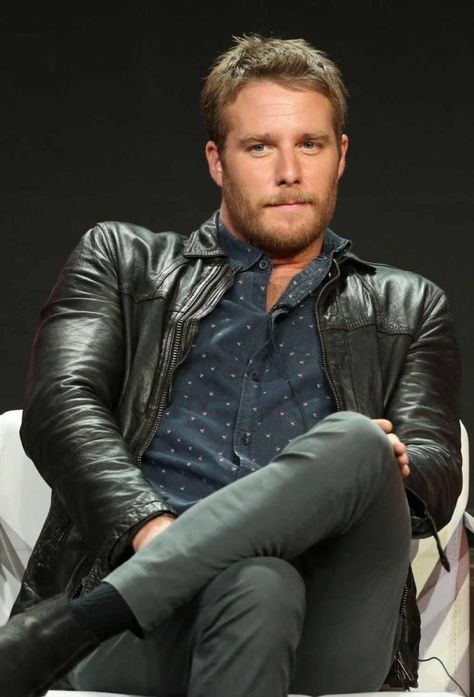 Jake Mcdorman, Murphy Brown, Michael Roberts, Mens Haircuts Short, Clint Barton, Los Angeles Usa, Press Tour, Leather Jacket Black, Man Crush