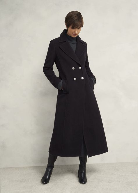 Brittany Wool Blend Coat | Hobbs UK | Occasion Dresses Wedding Guest, Wool Coats, British Fashion, Wool Blend Coat, Winter Coats, Wool Dress, Tweed Jacket, British Style, Model Dress