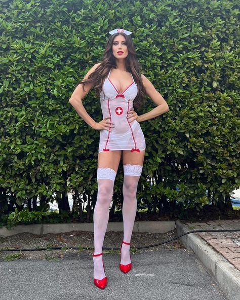 Nurse Lingerie Costume, Nurse Costume Women, Nurse Halloween Costume, Nurse Costume, Halloween Nurse, Lingerie Costume, Nursing Dress, Costumes For Women, Hosiery