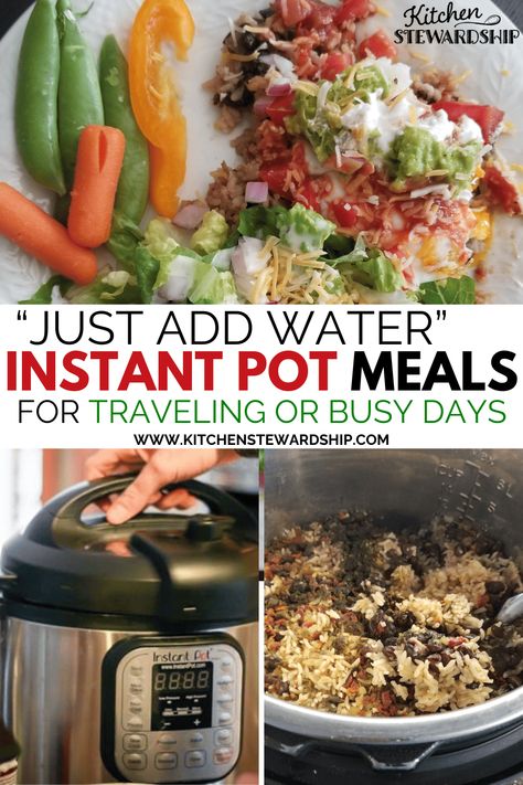 Want to make cooking easier? Like the idea of having your food prepped? Prep ahead with this just-add-water Instant Pot pinto gallo recipe. Gallo Pinto Recipe, Hotel Room Cooking, Instant Pot Meals, Instant Pot Quinoa, Gallo Pinto, Lentils And Rice, Dump Meals, Savory Chicken, Chowder Recipes