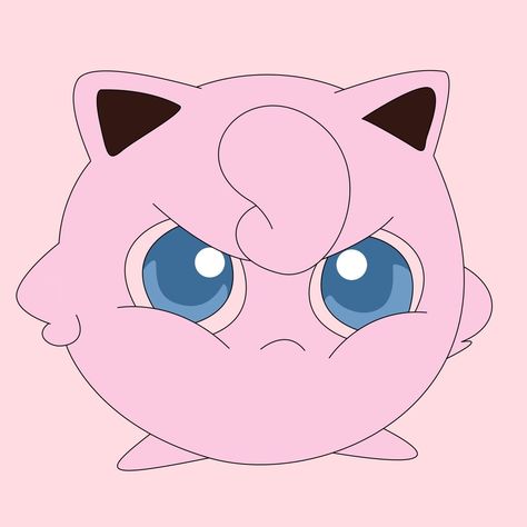 Jiggly Puff Drawing, Giglipop Pokemon, Jiggly Puff Tattoo, Jigglypuff Drawing, Jigglypuff Wallpaper, Angry Jigglypuff, Jigglypuff Tattoo, Jiggly Puff, Pikachu Tattoo