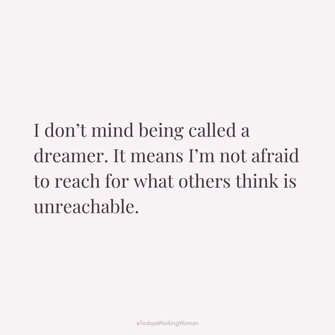 ✨✨ "I don’t mind being called a dreamer; it means I’m not afraid to reach for what others think is unreachable." ✨✨ ⁠ ⁠ Dreamers are the architects of the future, unbound by limitations and fueled by passion. 🌟🚀💫   #selflove #motivation #mindset #confidence #successful #womenempowerment #womensupportingwomen Selflove Motivation, What Others Think, Not Afraid, Women Supporting Women, Women Empowerment, The Dreamers, Self Love, The Future, Architects