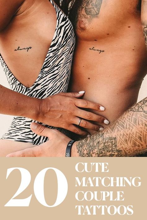 Spouse Tattoos, Husband Wife Tattoos, Simple Couples Tattoos, Girlfriend Tattoos, Married Couple Tattoos, Marriage Tattoos, Font Tato, Anniversary Tattoo, Couple Tattoos Unique Meaningful