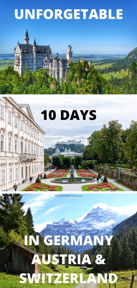 10 days in europe Munich And Salzburg Itinerary, Honeymoon In Germany, Switzerland Austria Itinerary, Austria And Germany Itinerary, Austria Switzerland Germany Itinerary, Planning A Trip To Germany, 10 Day Switzerland Itinerary, Germany 10 Day Itinerary, Switzerland And Germany Itinerary