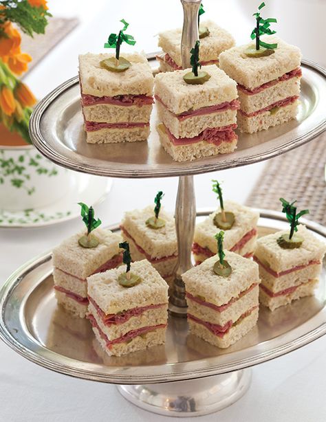 Party Sandwiches Recipes, Beef Tea, Tea Party Sandwiches Recipes, Travel Edinburgh, Mustard Butter, Edinburgh London, Bread Bites, Irish Tea, Tea Party Sandwiches