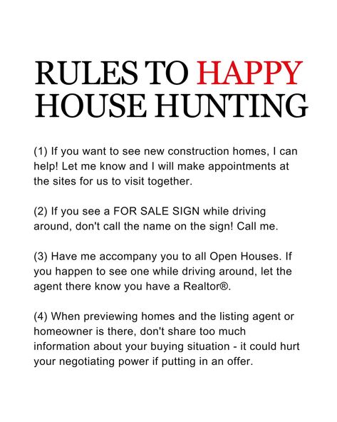 Buying a home is a huge investment and buyer's need to be confident and feel secure in the process and the Real Estate agent they hire. When buying a home with me, I have a few rules to help makes the experience a smooth one. Swipe → . . . #HomeBuyers #FirstTimeHomeBuyers #HomeBuying #HouseHunting #HomeSearch #BuyAHome #DreamHome #NewHome #PropertyBuying #HomeShopping #BuyersAgent #HomeBuyerTips #HouseShopping #HomeInvesting #BuyersJourney #FutureHomeowner #HomeGoals #HouseGoals #HomePurc... Buyers Tips Real Estates, Buyers Agent, Investing Strategy, House Search, Buying A Home, Be Confident, Home Inspection, First Time Home Buyers, Buying Property