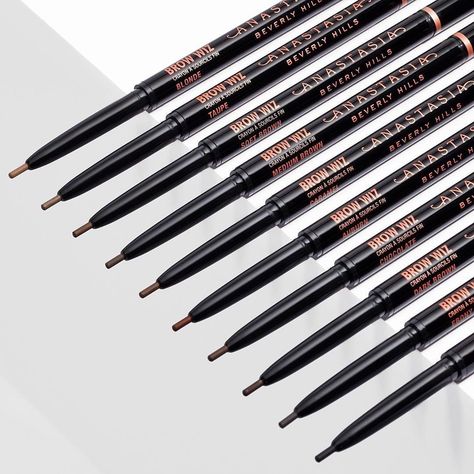 ANASTASIA BEVERLY HILLS Brow Wiz -  An ultra-slim, retractable pencil for precise detailing and creating hair-like strokes. Shade Finder, Anastasia Beverly Hills Brow, Dark Blonde Hair, Glamorous Makeup, Color Techniques, Perfect Brows, Brow Pencil, Luxury Makeup, Eyebrow Shaping