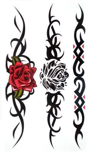 Easy Landscaping Ideas, King Horse, Rose Tattoos For Men, Rose Tattoos For Women, Temporary Tattoo Sleeves, Armband Tattoo Design, Vine Tattoos, Back Tattoo Women, Roses Drawing