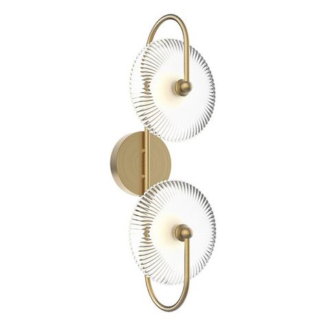 Hera LED 2-Light Wall Sconce by Alora Mood at Lumens.com Wc Lighting, Color Interior Design, Wall Vanity, Led Vanity Lights, Nelson Bubble Lamp, Patio Inspiration, Indoor Wall Sconces, Color Interior, Bubble Lamps