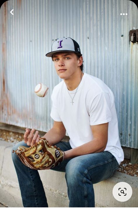 Awesome Senior Picture Ideas, Baseball Senior Pictures Pitcher, Boys Senior Picture Ideas Baseball, Baseball Senior Pictures Boys, Baseball Graduation Pictures, Baseball Senior Pics, Baseball Senior Picture Ideas, Baseball Senior Photos, Senior Baseball Pictures