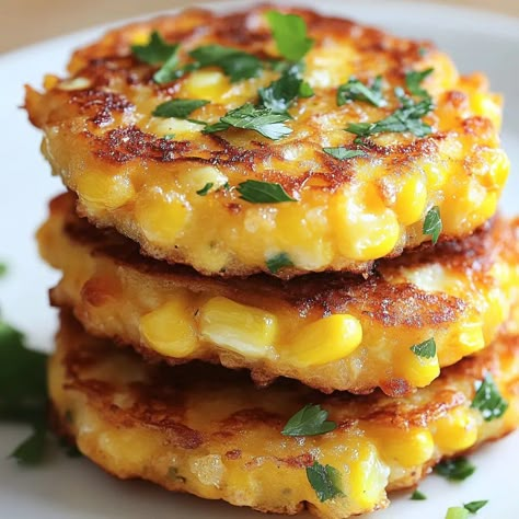 Crispy Corn Fritters Recipe - My Home Made Recipe Easy Bbq Sides, Bbq Side Dish Recipes, Corn Fritter Recipes, Appetizers Thanksgiving, Bbq Side Dish, Cheesy Corn, Fritters Recipe, Bbq Side Dishes, Doner Kebab