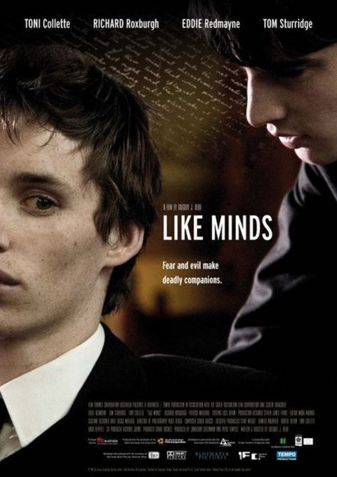 Like Minds (2006) Like Minds Movie, Like Minds 2006, Eddie Redmayne Movies, Richard Roxburgh, Kate Maberly, Romola Garai, Toni Collette, Like Minds, William Hurt