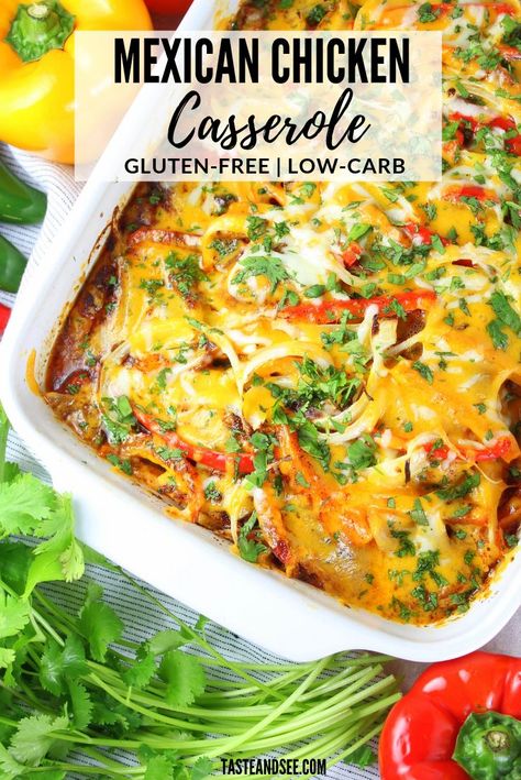 Keto Mexican Chicken, Ground Chicken Casserole, Rotisserie Chicken Recipes Leftover, Recipes Using Rotisserie Chicken, Mexican Chicken Casserole, Mexican Flavors, One Pan Meal, Chicken Casserole Easy, Lean Chicken