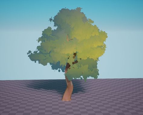 Stylized UE5-Powered Shader For Non-Photorealistic Trees Blender Stylized Shader, Stylized Tree 3d, 3d Stylized Environment, Tree Stylized, Stylized Foliage, Stylized Trees, Stylized Environment, Stylized Tree, Stylized 3d