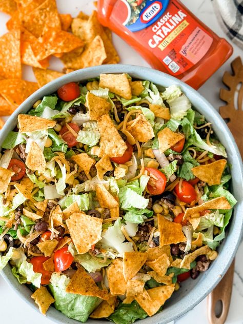 Ww Dorito Taco Salad, The Real Pound Dropper Recipes, Ww Taco Salad, Pound Dropper Recipes, Summertime Dinners, Dorito Taco Salad, Cold Spaghetti Salad, Dorito Taco Salad Recipe, Dorito Taco