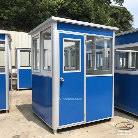 Security Guard House, Cabin Prefab, Guard Booth, Security Booth, Guard Room, Security Room, House Security, Portable Cabins, Ticket Booth