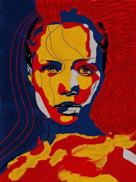 Original Art Mista/Acrylic Painting, measuring: 75W x 100H x 5D cm, by: Juca Maximo (Brazil). Styles: Conceptual, Figurative, Abstract Expressionism, Expressionism, Portraiture. Subject: Portrait. Keywords: Portrait, Woman, Jucamaximo, American, Expressionism, Colors, Female, Lines. This Mista/Acrylic Painting is one of a kind and once sold will no longer be available to purchase. Buy art at Saatchi Art.#portraitpainting #abstractportraitpainting #acrylicportraitpainting #artisticportraits Acrylic Portrait Painting, Digital Painting Portrait, Canvas Portrait, Portraiture Painting, Figurative Abstract, Portrait Woman, Linocut Art, Digital Portrait Art, Abstract Expressionism Painting