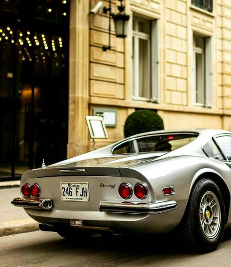 Ferrari Dino 246 Dino 246 Gt, Ferrari Vintage, Classic Ferrari, Old Sports Cars, Luxury Cars Audi, Big Toys, Ferrari Dino, Audi R8 V10, Car Exhaust