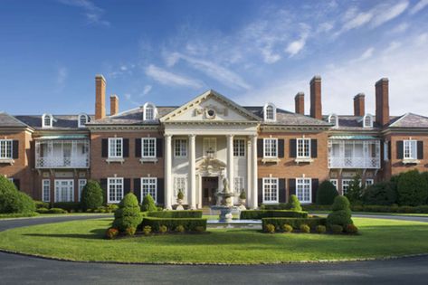 Glen Cove Mansion, Long Island Mansion, Mansion Hotel, Mansion Homes, Big Mansions, American Mansions, Glen Cove, Plans Architecture, Mediterranean Home Decor