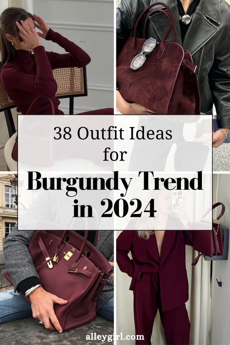 burgundy outfit, burgundy outfit ideas, maroon outfit, trendy fall outfits, maroon outfit ideas Fall Burgundy Outfit, Burgundy Summer Outfit, Burgundy Skirt Outfit Winter, Burgundy Skirt Outfit Fall, Burgundy Outfits For Women, Burgundy Outfit Ideas, Burgundy Skirt Outfit, Burgundy Sweater Outfit, Burgundy Pants Outfit