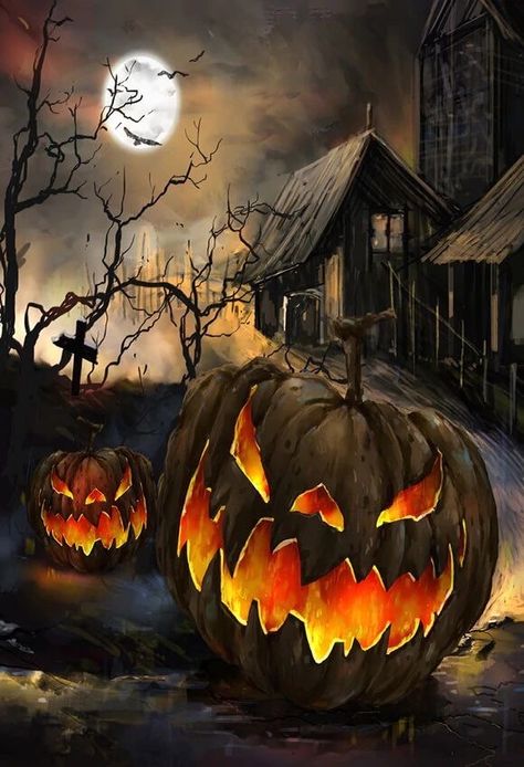 Chaotic-Kookie Scary Halloween Pictures, Halloween Party Backdrop, Halloween Live Wallpaper, Strašidelný Halloween, Happy Halloween Pictures, Uhyggelig Halloween, Image Halloween, Halloween Kunst, Halloween Pics